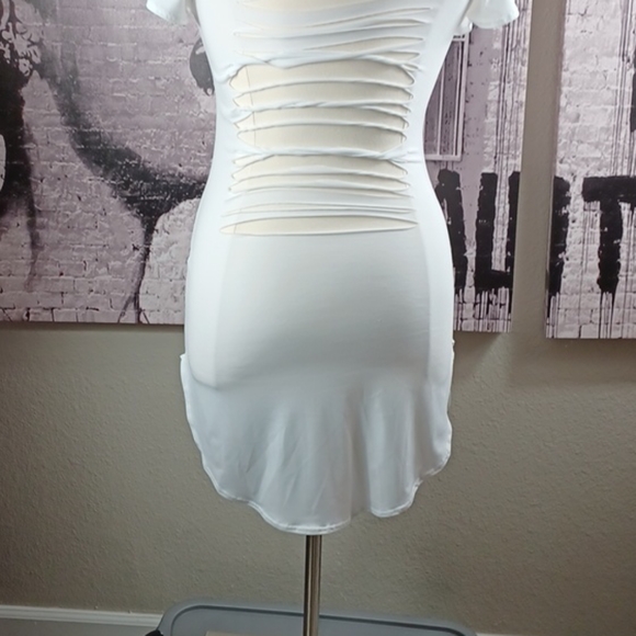 🎉HOST PICK 🎉 Black Goddess Ripped Back Dress - Picture 5 of 5